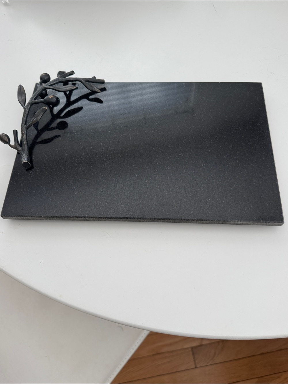 Michael Aram Black Olive Branch Serveware Platter